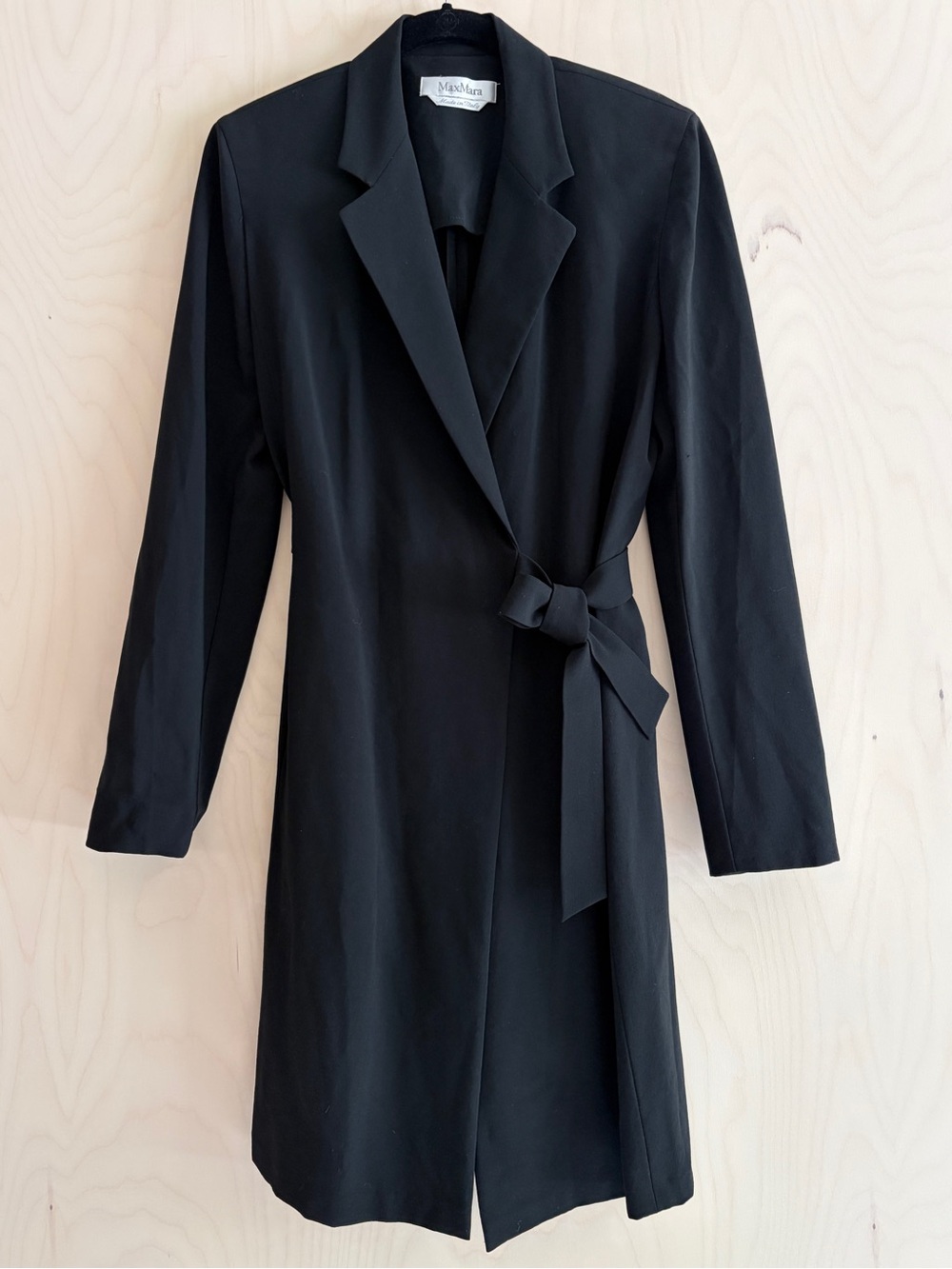 MaxMara 90’s Black Wrap Blazer/Dress